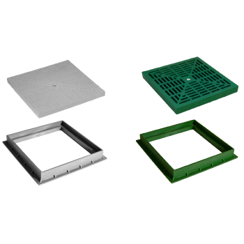 Chiusini e griglie in plastica