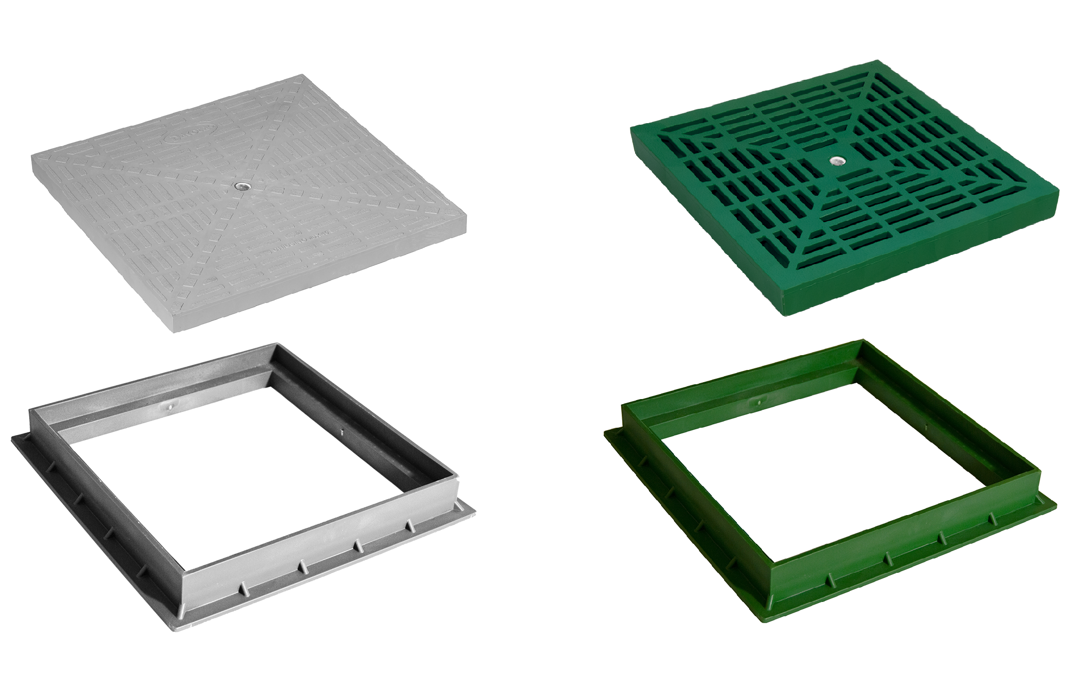 Chiusini e griglie in plastica